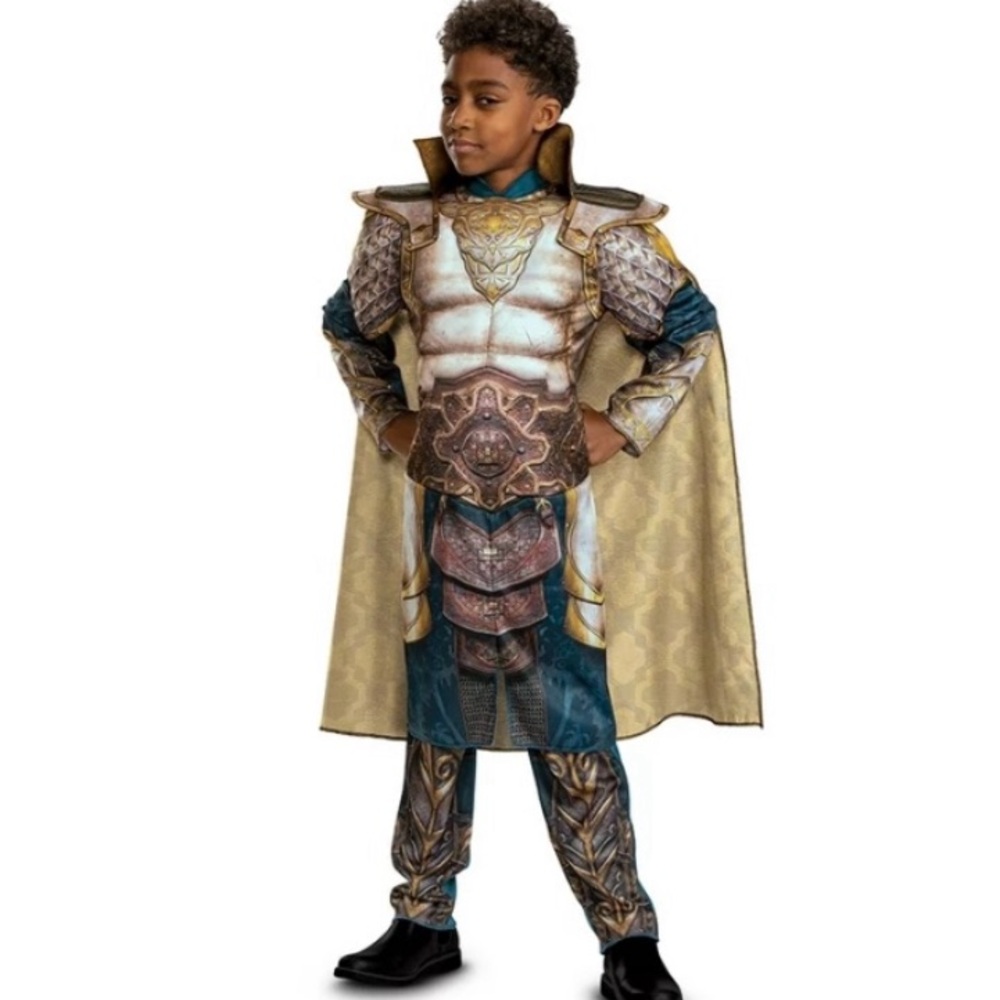 NWT Dungeons & Dragons Xenk the Paladin Deluxe Muscle Halloween Costume Boys Sm